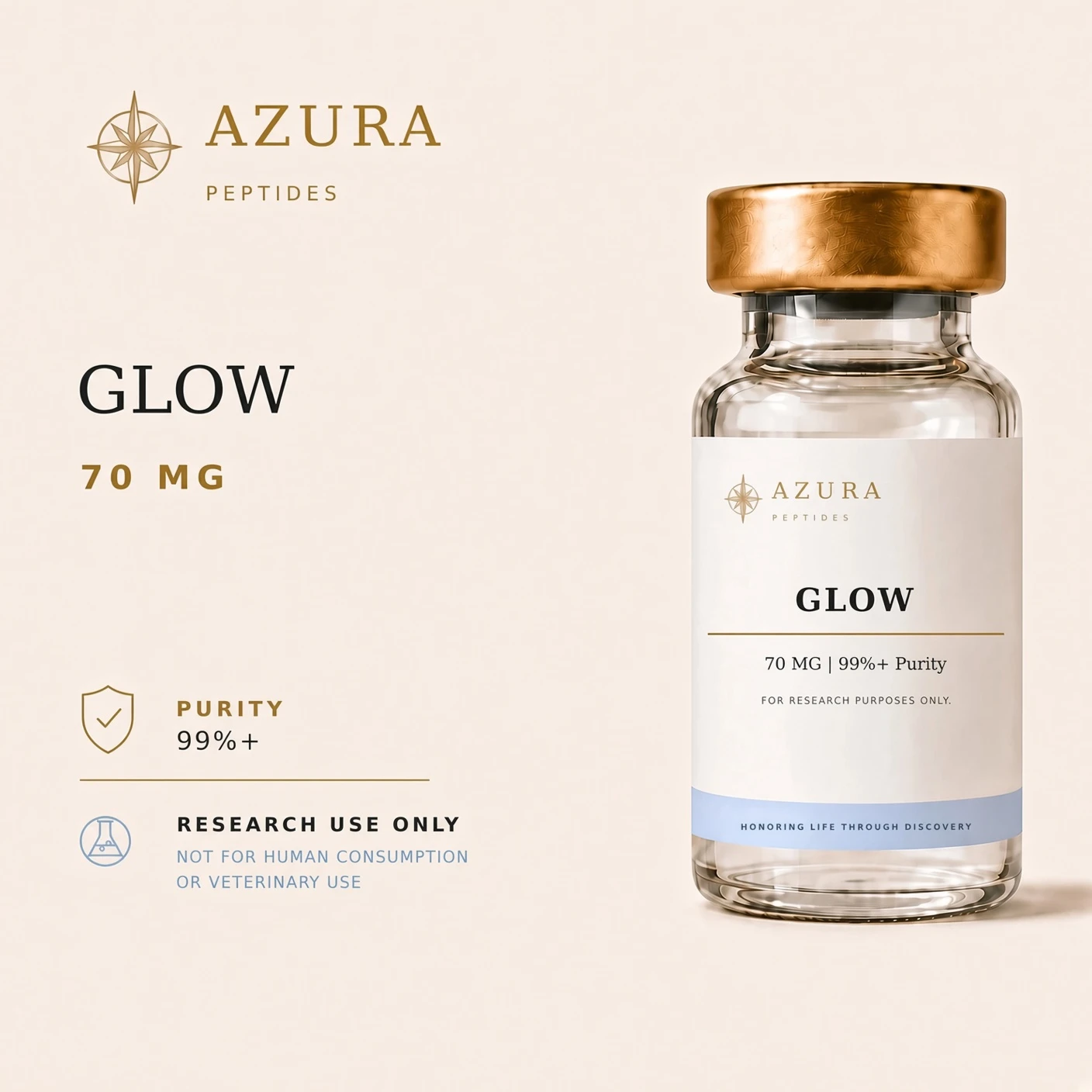 GLOW research vial
